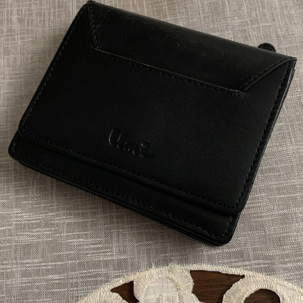 Umi Black Leather Wallet